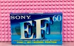 Sony Ef 60 1999 Europe Type I Blank Cassette Tape (1) (sealed). Fixed Price $25.19.