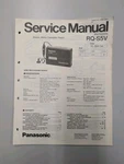 Panasonic RQ-S5V Stereo Radio Cassette Player Service Manual D-5266. Fixed Price $54.95.