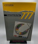 Vtg Citizen CBM777 Black Portable Cd Player New Factory Packaging. Fixed Price $217.46.