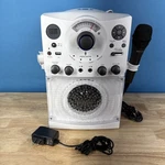 The Singing Machine SML385UW Karaoke System - White Works Great. Fixed Price $28.00.
