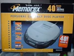 Memorex Personal Cd PLAYERMD6422CPS W/speakers& Car Kit. Fixed Price $43.41.