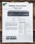 Onkyo DX-2500 Cd Player Service Manual *original*. Fixed Price $14.97.