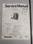 Panasonic RQ-J60 Stereo Cassette Player Service Manual D-5338. Fixed Price $54.95.