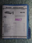 Sharp MD-R2 Service Manual Original Repair Book Stereo Mini Disc Player. Fixed Price $25.00.