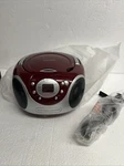 Super Sonic Portable Audio System SC-505 Red. Fixed Price $75.00.