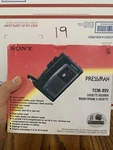 Sony Pressman Cassette Recorder TCM-89V Brand Vintage Item.. Fixed Price $97.89.