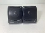 Sony SRS-18 Dual L-r Mini Speaker System. Tested Working.. Fixed Price $12.99.