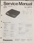 Technics SL-NP12 Service Manual Portable Cd Player Original. Fixed Price $29.99.