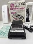 Ge Portable Tape Recorder 3-5090 W/ac Adapter, Dual System. No Microphone. Fixed Price $22.87.