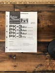 Pioneer PK-3 Cassette Service Manual *original*. Fixed Price $34.97.