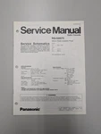 Panasonic RQ-SX67V Radio Cassette Service Manual D-5091. Fixed Price $54.95.