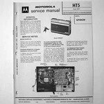 Motorola Model GP40GW Portable Cassette Tape Player Service Manual 1970. Fixed Price $9.45.