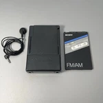 Vintage Sony ICF-301 Card Radio Receiver Walkman W/ Battery Charger Dock Rare. Fixed Price $59.00.