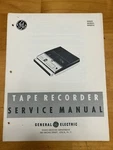 General Electric M8420A Tape Recorder Service Manual Vintage Oem. Fixed Price $24.99.
