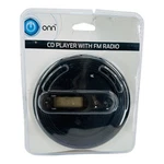 Onn Portable Cd Player W/ Fm Radio And Stereo Earbuds ONB15AV201. Fixed Price $29.99.
