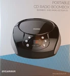Sylvania Portable Radio Boombox Model No. SRCD261-B Player Af/fm. Fixed Price $34.99.