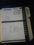 Aiwa HS-TA463 TA463W TA463V Service Manual Original Repair Book. Fixed Price $49.99.
