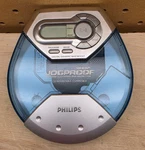 Vintage Philips AX5111/17 Portable Jogproof Cd Player Silver Blue Tested Works. Fixed Price $39.99.