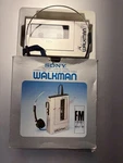 Sony Walkman WM-F1 Cassette/radio With Box And Works!. Fixed Price $495.00.