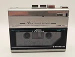 Vintage Sanyo Mini Cassette Recorder 1120 Walkman Tape Music Retro. Fixed Price $45.00.