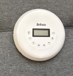 Jinhoo Portable Cd Player, White, Rechargeable, Bluetooth Tested/working. Fixed Price $19.99.