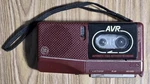 Ge Micro Cassette Recorder 3-5378ABG Avr Dark Red Not Tested Is. Fixed Price $10.00.