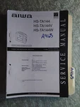 Aiwa HS-TA144 Service Manual Original Repair Book Stereo Walkman Radio. Fixed Price $19.98.