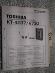 Toshiba KT-4037 V730 Service Manual Original Repair Book Stereo Tape Deck Player. Fixed Price $19.98.