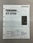 Toshiba KT-4188 Original Service Manual Free Shipping. Fixed Price $14.00.