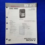 Sony WM-AF55 Service Manual Original Paper Oem Repair Guide Usa. Fixed Price $22.31.