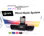 Gpx Micro Music System HM-102B New In Open Box With Am-fm Radio & Digital Clock. Fixed Price $29.50.