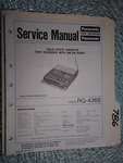 Panasonic RQ-436S Service Manual Original Repair Book Tape Cassette Player. Fixed Price $19.99.