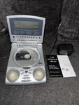 Sharper Image Portable Cd Player Radio Sound Soother Alarm Clock Model S1785. Fixed Price $30.00.