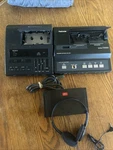 Olympus Pearlcorder T2020 Sony BI-85 Transcribers & FS-35 Pedal + Phones. Fixed Price $65.00.