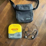 Vintage 1996 Sony Sports Discman Cd Player Esp Yellow/gray (D-451SP) & Case. Fixed Price $159.99.