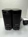 Vintage Sony SRS-57 Portable Speaker System Battery & Wired Tested Working. Fixed Price $39.99.