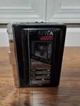 Vintage Aiwa Auto Reverse Stereo Cassette Player HS-G360. Fixed Price $39.99.