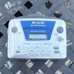 Aiwa HS-TX406 Super Bass Am/fm Stereo Cassette Player 30 Presets Headphone Jack. Fixed Price $22.00.