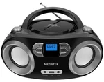 Megatek Portable Cd Player Boombox With Fm Radio, Bluetooth, Usb Port, Black. Fixed Price $75.87.