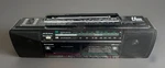 Vtg Mini Boombox Dual Cassette Radio Sears Roebuck 2000? Model: 756.21456950. Fixed Price $34.99.