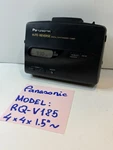 Vintage Panasonic Player RQ-V185 Auto Reverse Radio- Cassette- Video. Fixed Price $17.25.