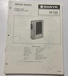 SANYO.NOV/82/ G8 Stereo Mini Cassette Player Service Manual. Fixed Price $20.00.