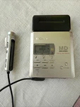 Sony MZ-R55 Md Walkman Portable Minidisc Recorder Player Silver (works). Fixed Price $148.00.