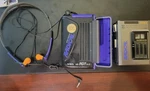 Aiwa Radical HS-RD7 Mkii Vintage Cassette Player With Hard Case And Head Phones. Fixed Price $85.00.