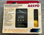 Vintage Sanyo Sportable SPT-1500 Walkman Radio Cassette Player W/ Manual Box. Fixed Price $109.95.