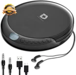 Portable Cd Player 60 Second Anti Skip Stereo Earbuds Aux Ac Usb Cable. Fixed Price $33.97.