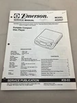 Emerson AD2527 Original Service Manual Free Shipping. Fixed Price $9.00.