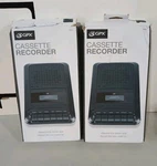 Lot Of (2) Gpx PRC257B Cassette Recorder - Black New Open Box Only 1. Fixed Price $39.99.