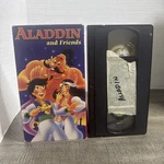 Aladdin And Friends Vhs Cassette - 1994 Cartoon Goodtimes Home Video Tape. Fixed Price $6.40.