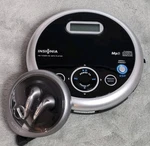 Portable Cd MP3 Player, Insignia NS-PS113 W/ Sony Earbuds Tested. Fixed Price $34.99.